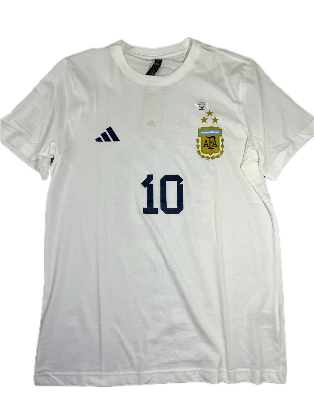 Adidas White Argentina #10 Messi Tee